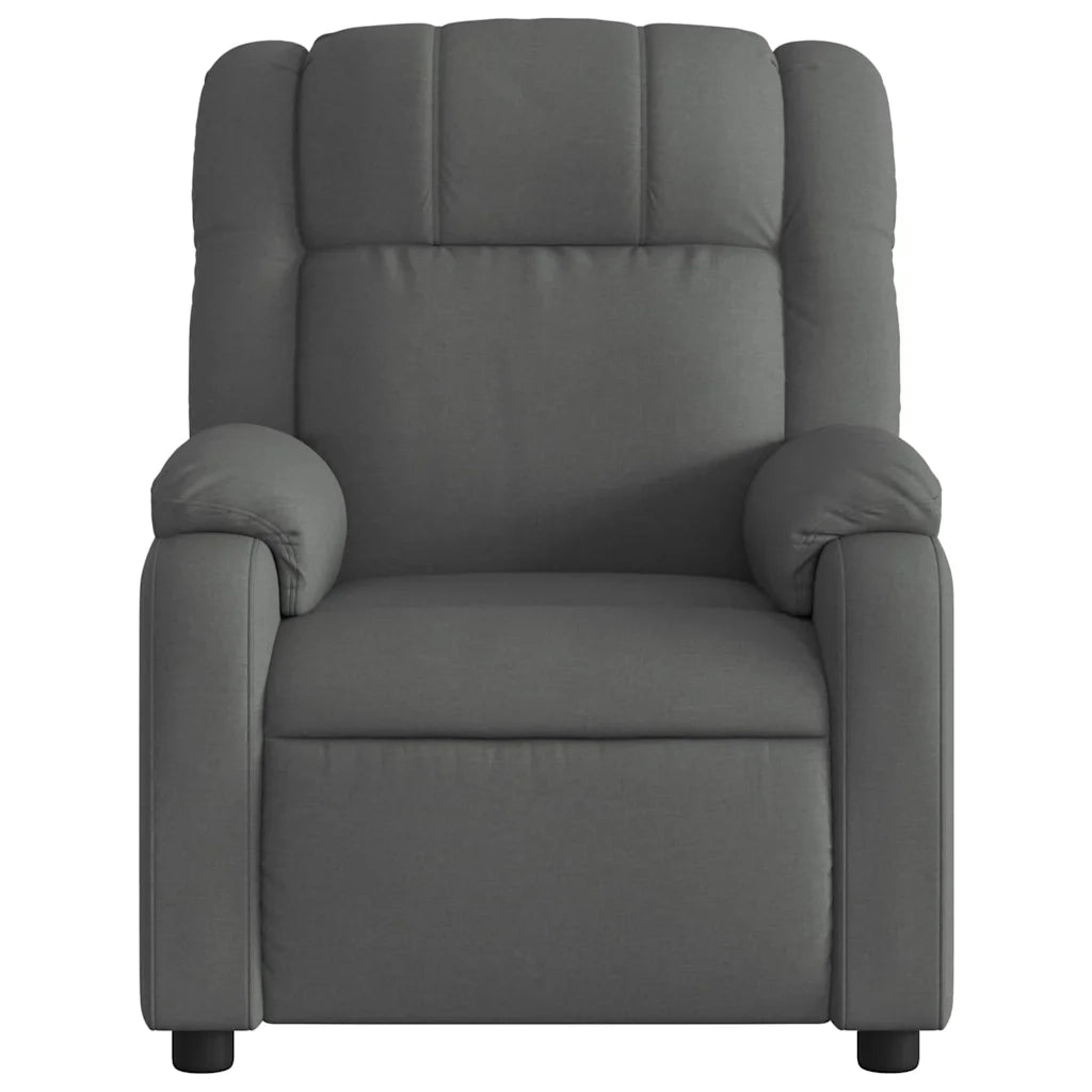 Poltrona reclinabile in Tessuto Grigio Scuro 3206201
