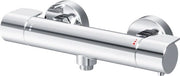 Douchethermostato, douchearmatura, termostato, regolazione temperatura, regolazione flusso 38 °C, colore cromato