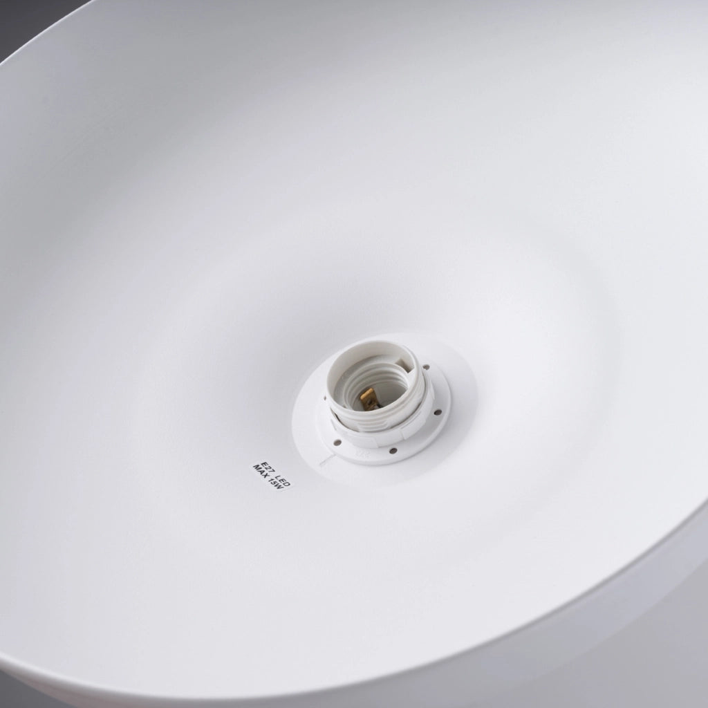Lampada sospensione bianca ROSELA E27 15W Pure Lume