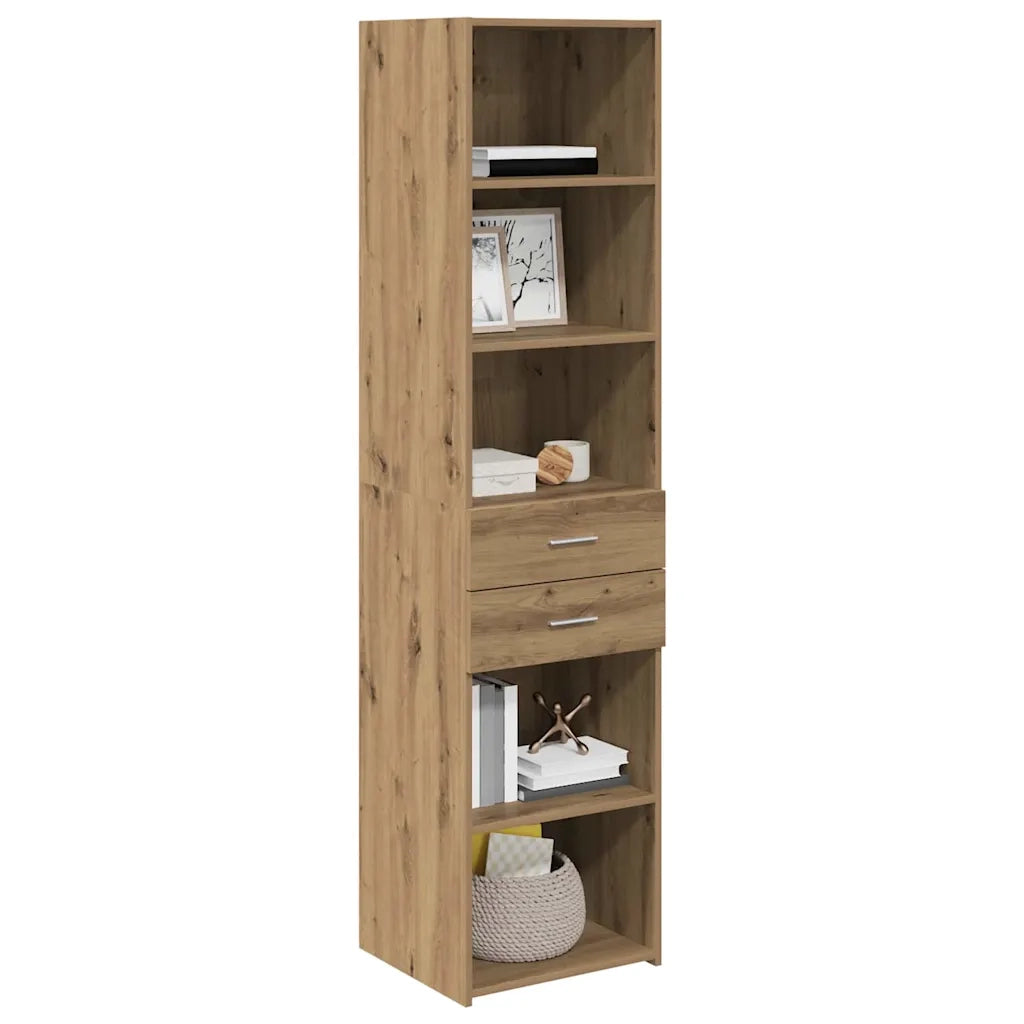 Credenza con Cassetto-Buffet-Armadio da cucina Rovere artigianale 45 x 42,5 x 185 cm