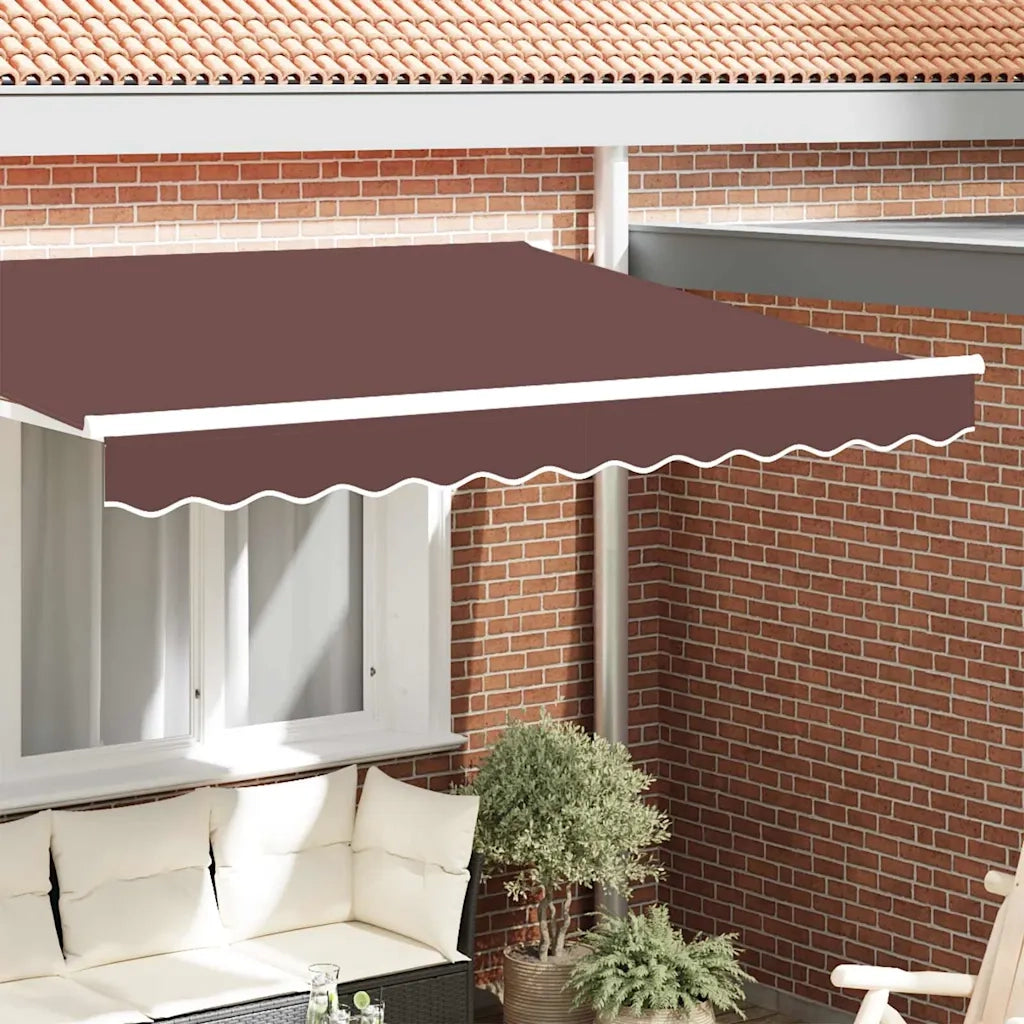 Tenda a Braccio Marrone 230 x 20 cm Tela 42000708