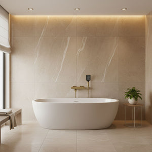 Rubinetto Da Vasca Rea Arlo Gold Brush