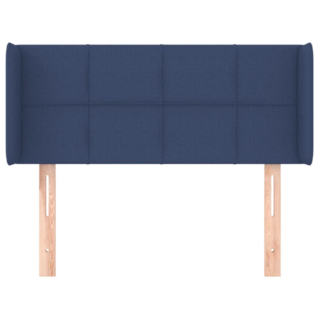 Testiera ad Orecchio Blu 83x16x78/88cm in Tessuto 3118748
