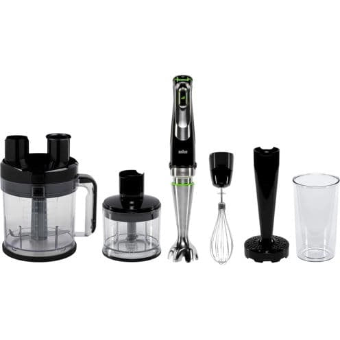 Braun MultiQuick 9 MQ 9187XLI 0,6 L Frullatore ad immersione 1200 W Nero, Acciaio inox