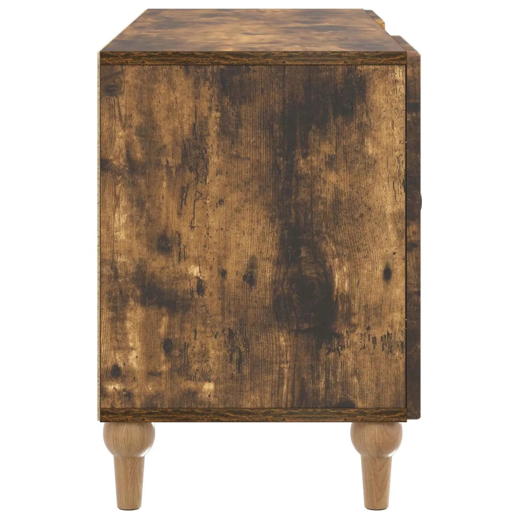 Mobile TV Rovere Fumo 102 x 34,5 x 50 cm Legno ingegnerizzato
