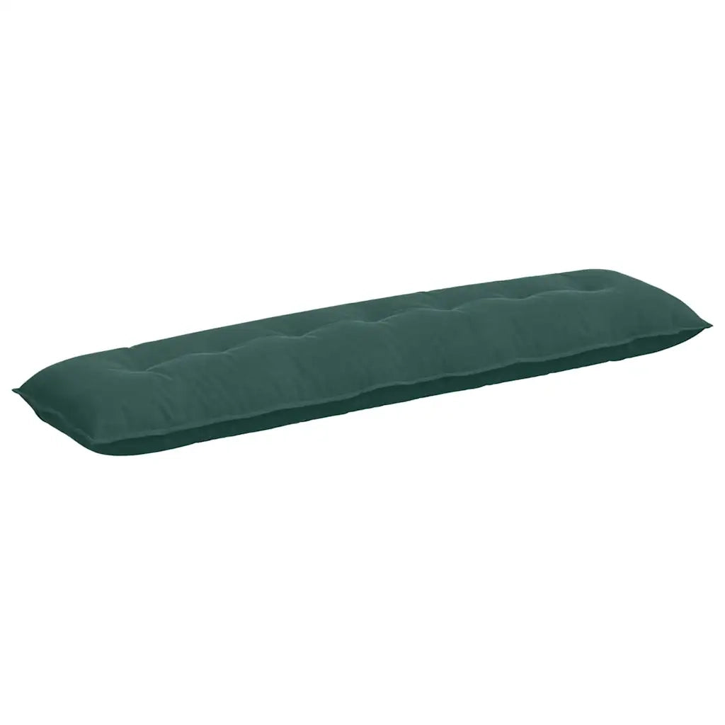 Cuscino per Schiena Verde Scuro 200 x 50 cm Tessuto in Cords 42014978