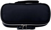 Etui con Grande Capacità - Chiusura con Cassetto a Chiave - Maniglia Portatile - Materiale in Canapa - Scuola - Dimensioni 21,5 x 9,5 x 6,5 cm - Etui per Pennarelli
