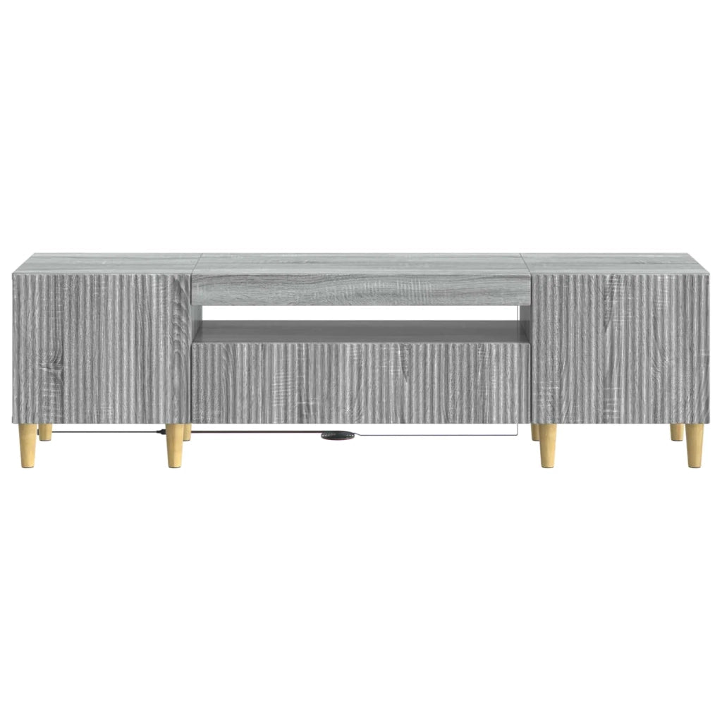 Mobile TV LED Sonoma grigio Legno ingegnerizzato 896691