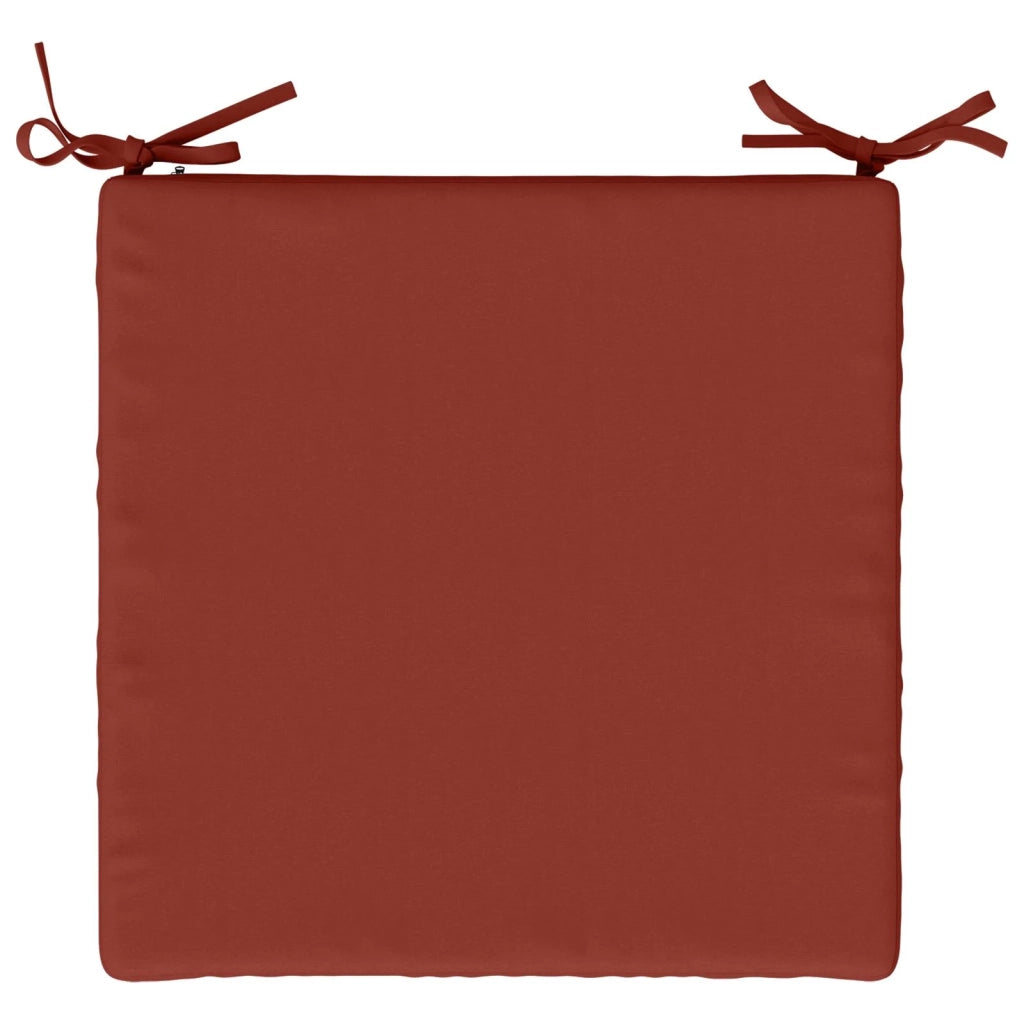 Cuscini per Sedia in 4 Pezzi SOEST 4 pz 100% Poliestere Rosso 944564