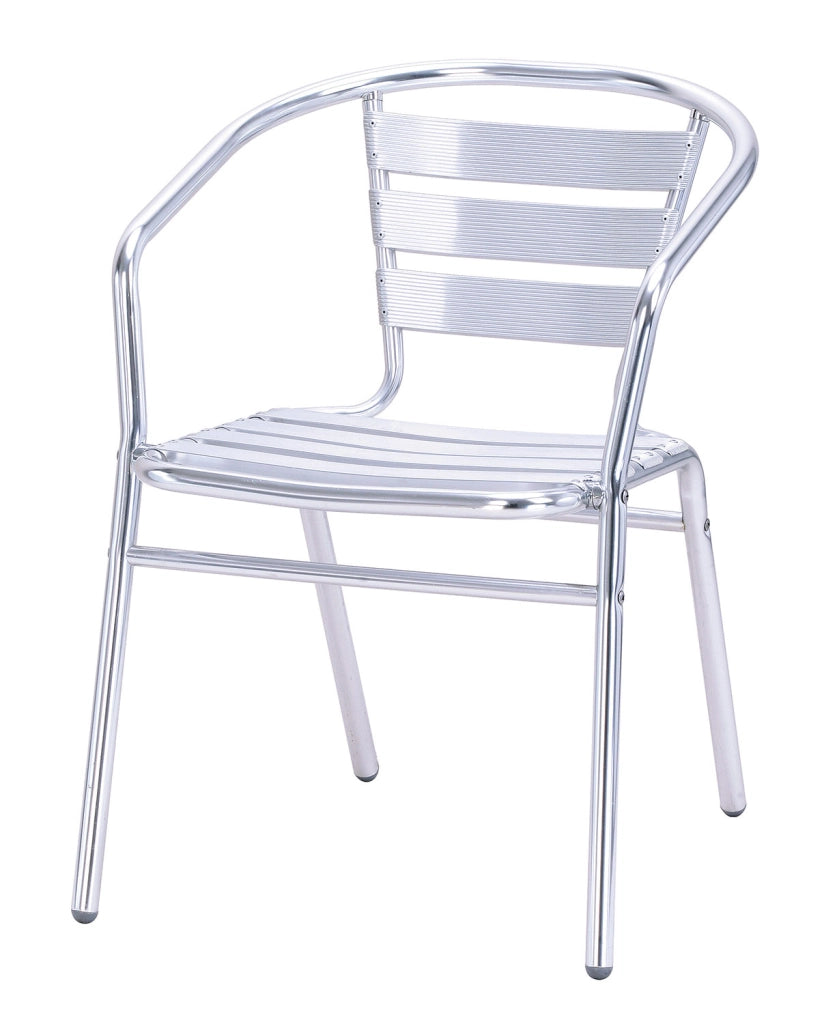 Sedia da Giardino Bar in Alluminio Tosini Silver