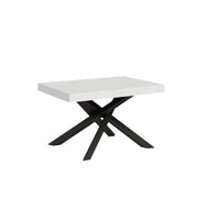 Tavolo allungabile 90x130/234 cm Volantis telaio Antracite - Bianco Frassino