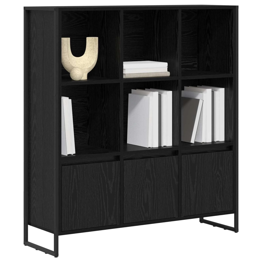 Armadio per Libri 2 pcs Rovere Nero 99,5 x 30 x 108 cm 3403022