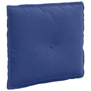 Cuscino per Schiena | Cuscino dorsale Blu Polizia 50 x 45 cm Tessuto in Cords