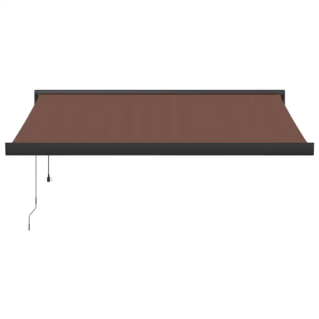 Tenda da Sole Retrattile Automatica Marrone 350x250 cm 3215734