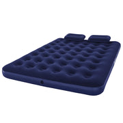 Bestway Materasso Gonfiabile Floccato con Cuscino e Pompa 203x152x22cm 90750