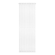 Radiatore Verticale Design Ovale Colonna Singola Bianco 1800x600 mm