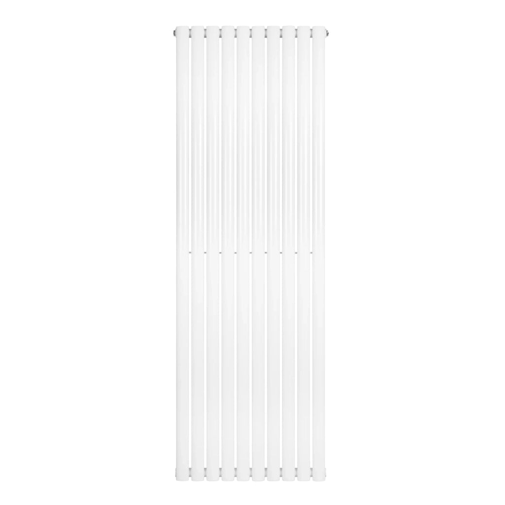 Radiatore Verticale Design Ovale Colonna Singola Bianco 1800x600 mm