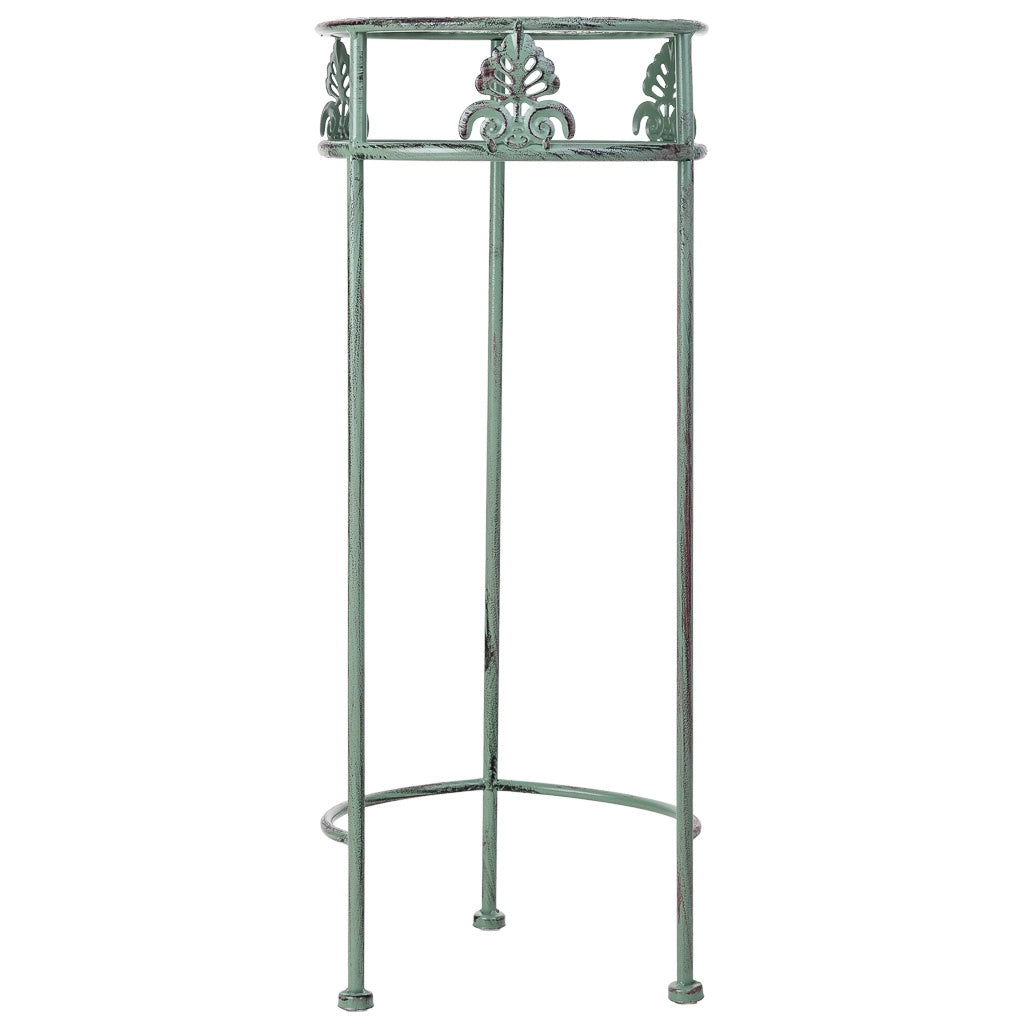 Supporto vasi verde 3 pezzi 28x28x69-24x24x59-20x20x49h cm