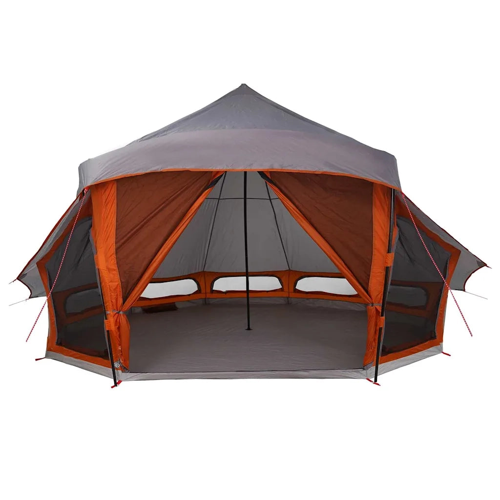 Tenda Tipi Grigio e arancione 508 x 470 x 300 cm taffetà 42000968