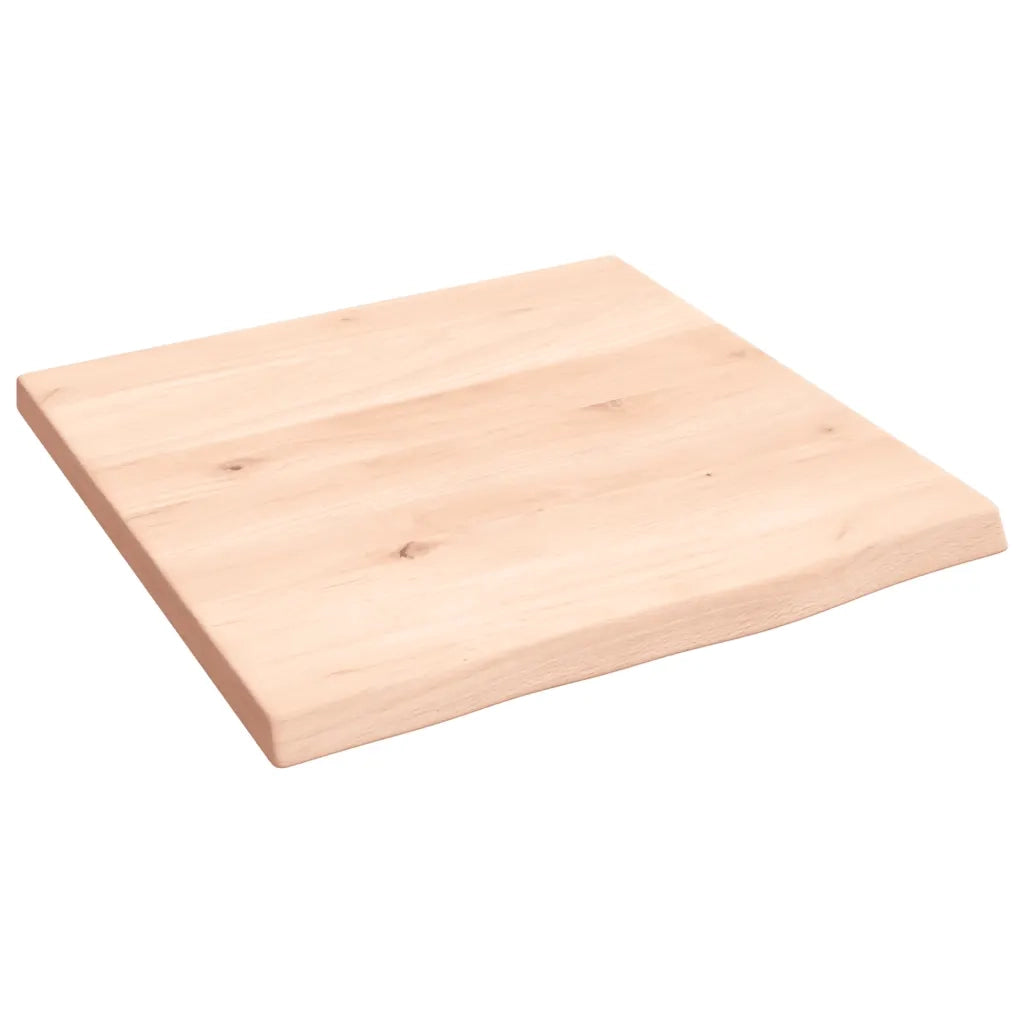 Ripiano a Parete 40x40x2 cm Legno Massello Rovere Non Trattato 363509