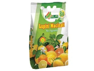 LUPINI MACINATI PER AGRUMI- - kg.1 in sacco - 3 pezzi ALFE