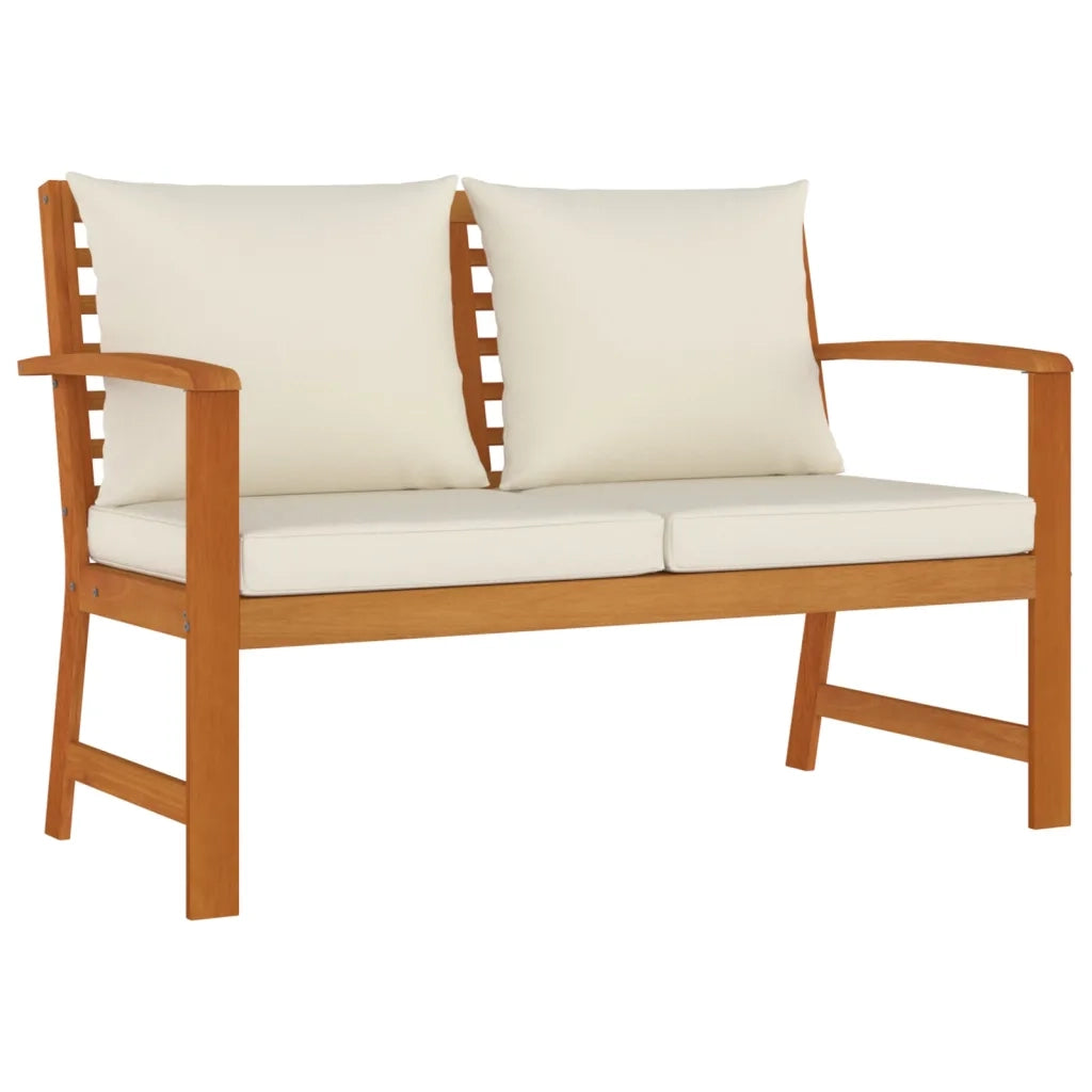 Set da Pranzo da Giardino 9pz con Cuscini Legno Massello Acacia 3154980