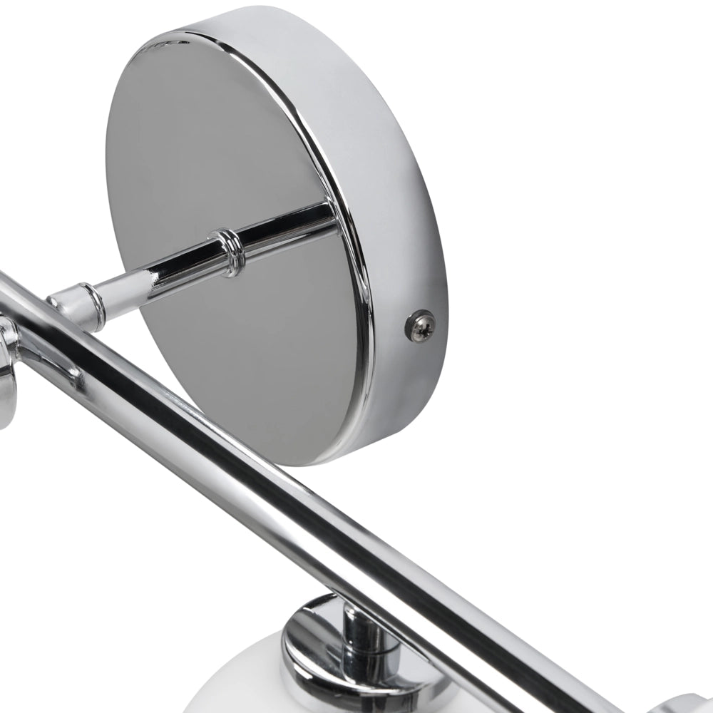 Lampada da parete in metallo per soggiorno in stile moderno a 5 luci argento glamour soggiorno