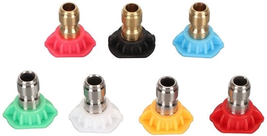 Kit di accessori per pompa ad alta pressione multifunzionale con 7 colori