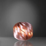 Lampada Da Scrivania-Ufficio Moderna Globe Polilux ® Pink Metal 1 Luce E27 D40Cm