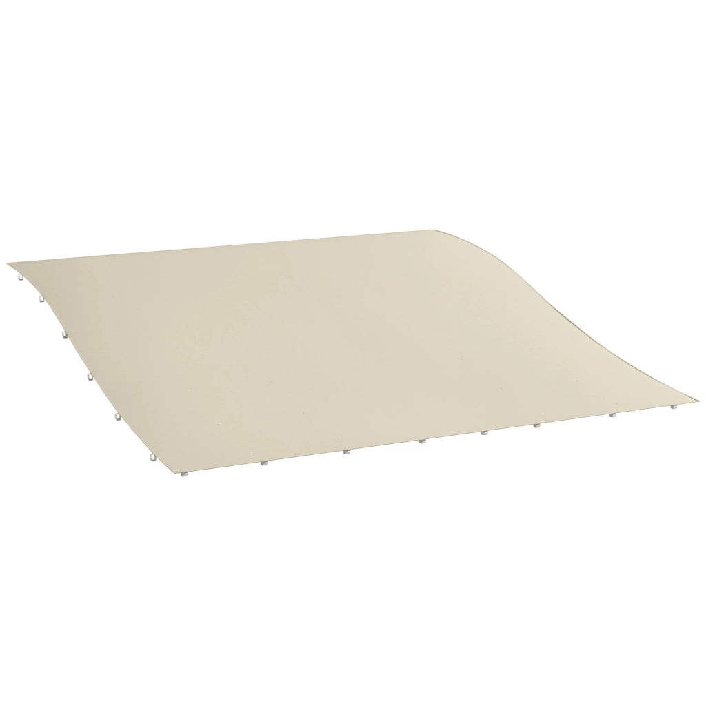 Telo Copertura per Gazebo 3x3 m ¨C zephmum ¨C Poliestere 297x297 cm Beige