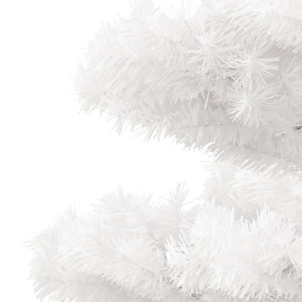 Albero di Natale Preilluminato con Vaso Bianco 120 cm in PVC 344652