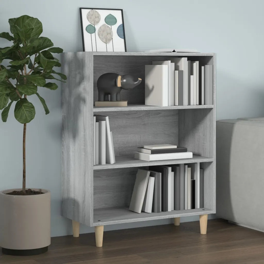 Credenza-Buffet-Armadio da cucina Grigio Sonoma 69,5x32,5x90 cm in Legno Multistrato 487440