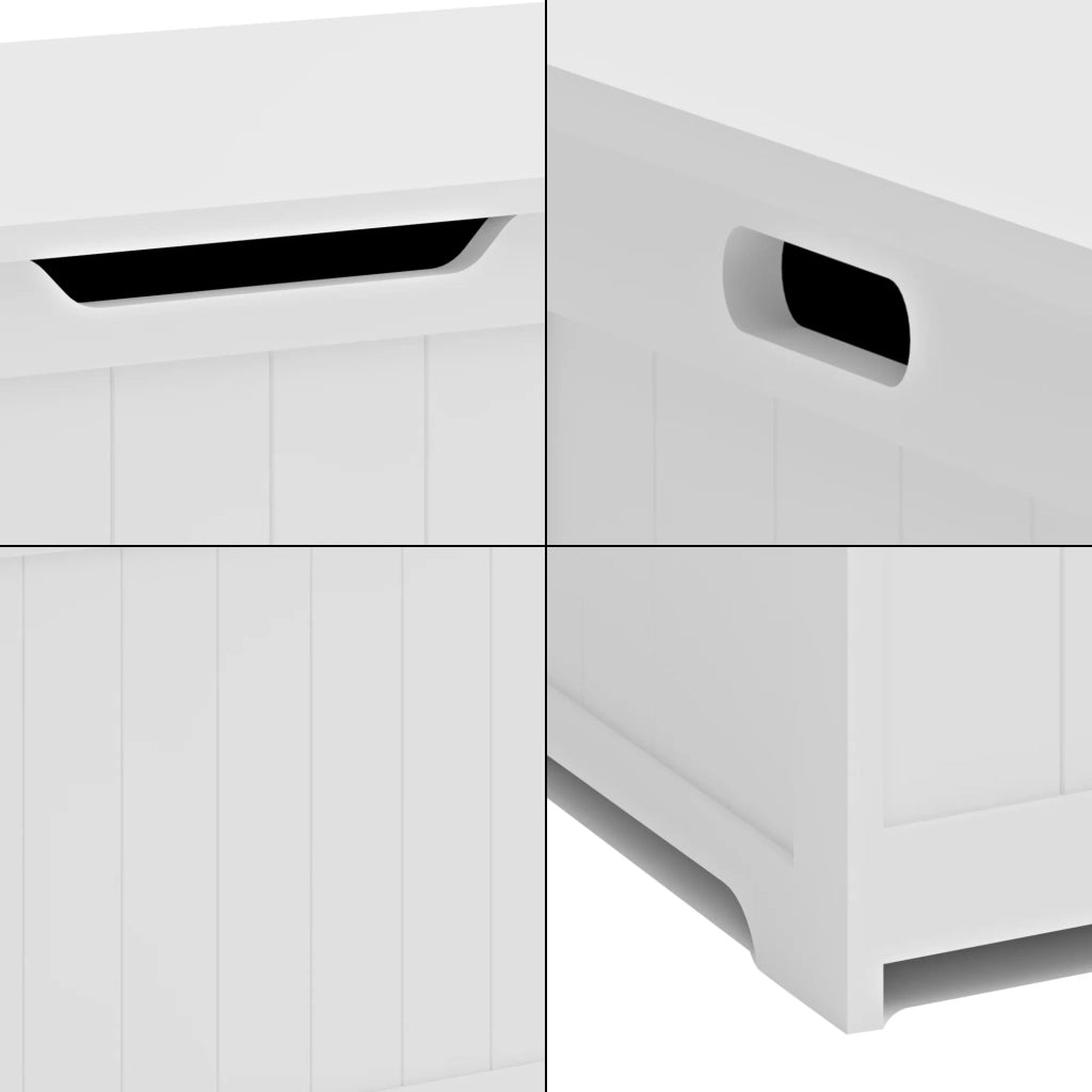 Baule portagiochi 80 x 40 x 45 cm bianco 03_0009285