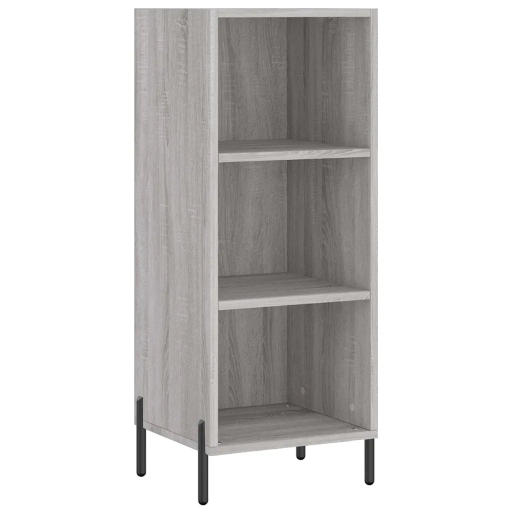 Credenza Grigio Sonoma 34,5x34x180 cm in Legno Multistrato 3200335