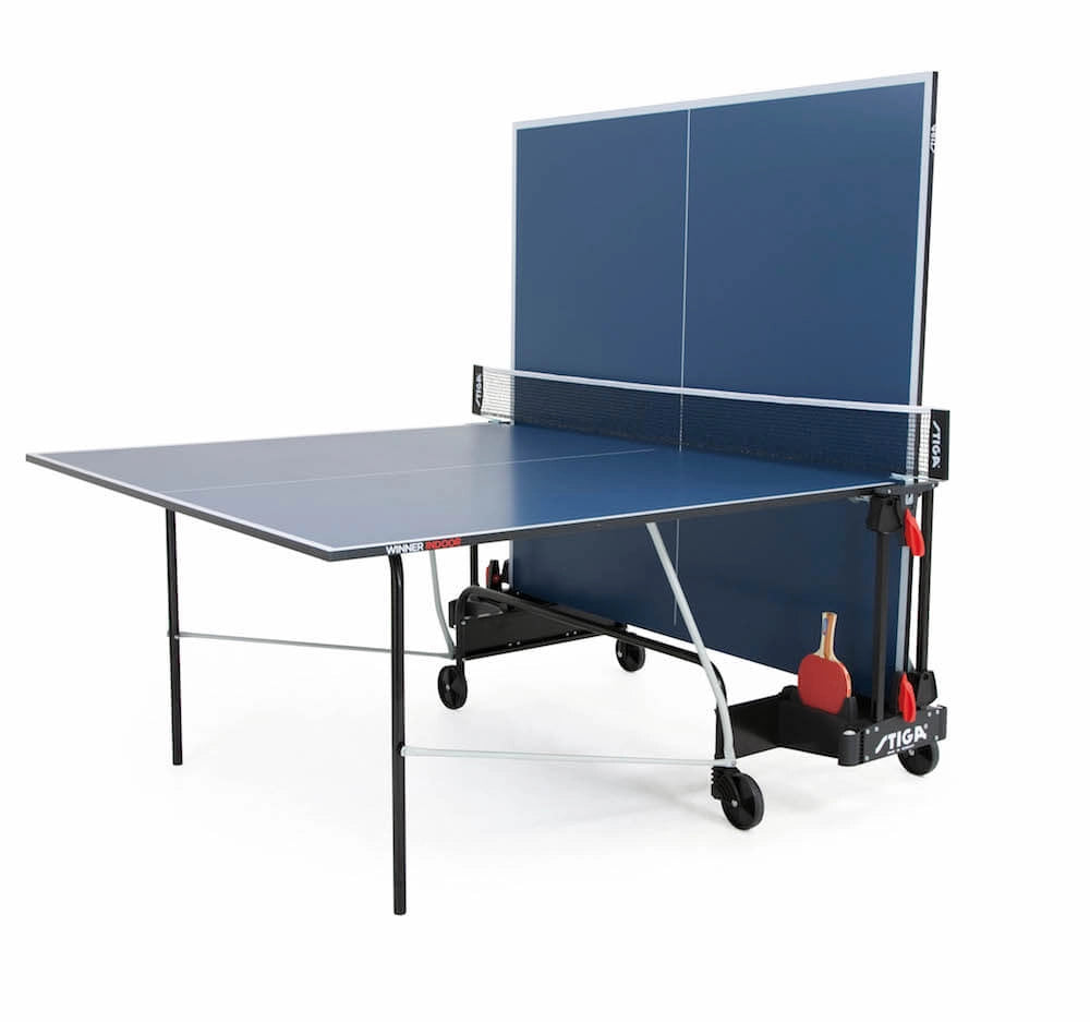 Tavolo da Pin Pong con Piano Blu per Interno Stiga Winner Indoor