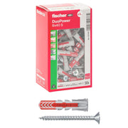Tassello Duopower S 8 x 40 Vite T.s.p. Pozi Fischer Fischer Italia 50 Pezzi