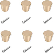 6 Stuks Pomo di Finestra in Oro - Maniglioni per Cassetto e Armadio