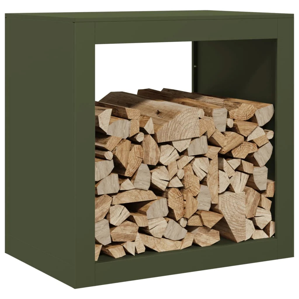 Portalegna 60 x 40 x 60 cm acciaio verde 02_0043728