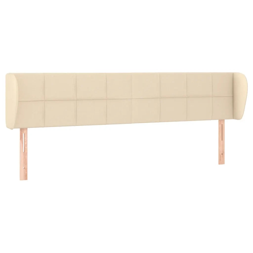 Testiera ad Orecchio Crema 163x23x78/88 cm in Tessutocod mxl 121570