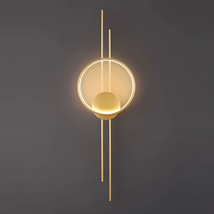 Applique Da Parete Led App1781-w Brush Gold