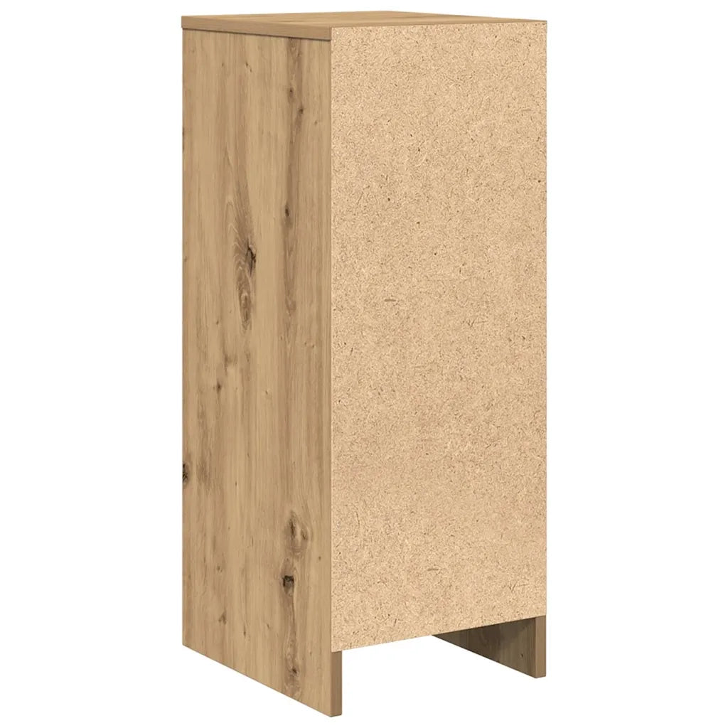 Credenza-Buffet-Armadio da cucina Rovere Artigianale 29,5x34x76 cm in Legno Multistrato 607470