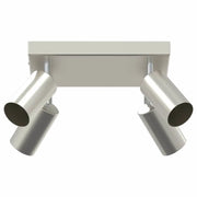 Faretto da soffitto Nichel 26 x 26 x 16 cm Metallo CFW4595992