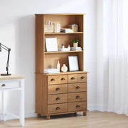 Gabbia ASKIM Cera di Miele 91 x 40 x 184 cm Pino massello 3334642