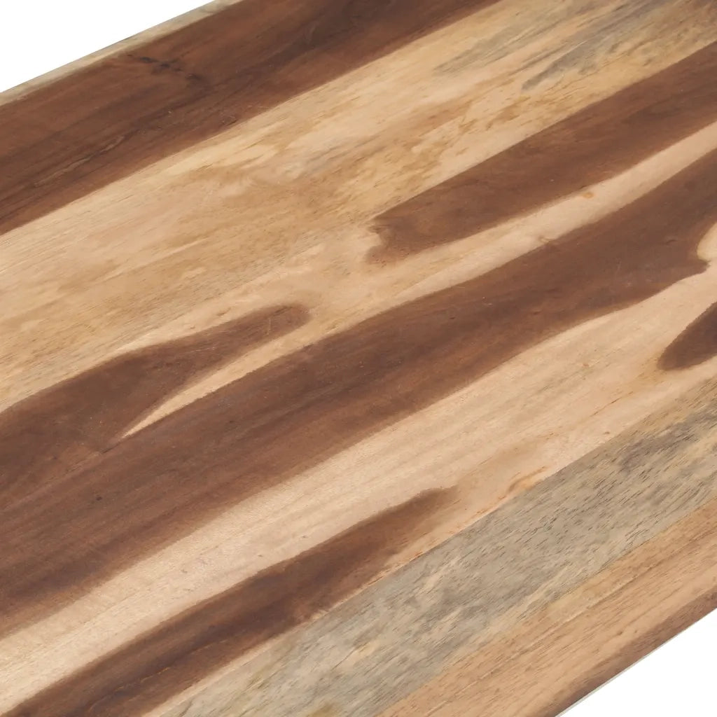 Tavolino 120x60x40 cm in Legno Massello e Finitura Sheesham cod mxl 17300