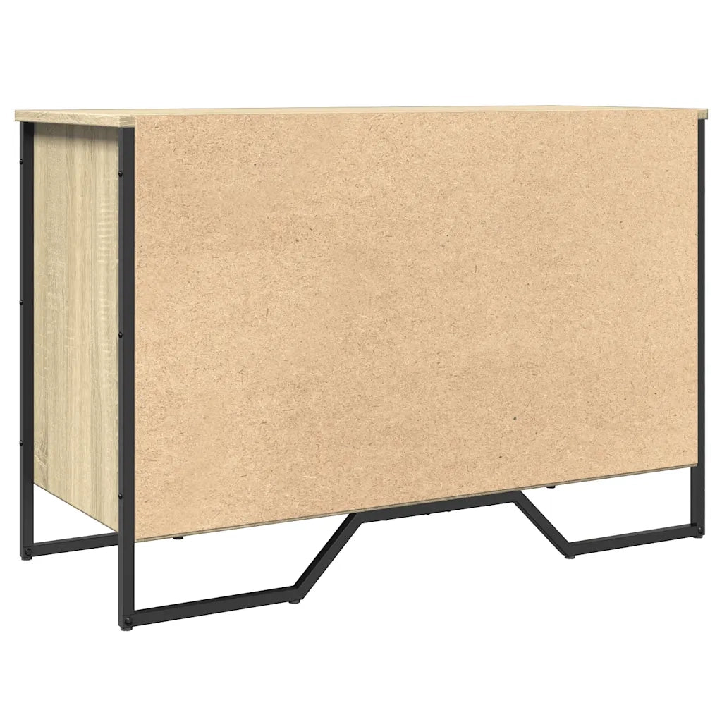 Scarpiera-Scaffale per scarpe Rovere Sonoma 90x38x61,5 cm in Truciolato