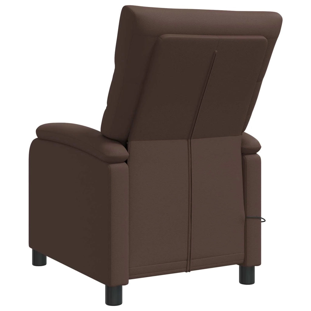 Divano Sedia-Poltrona Massaggiante Marrone Similpelle 961066