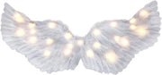 Costume da Halloween con ali LED illuminate - Modalità di illuminazione - Ali illuminate - Cintura elastica - Ideale per feste di costume - Accessorio da attenzione - Costume da Halloween