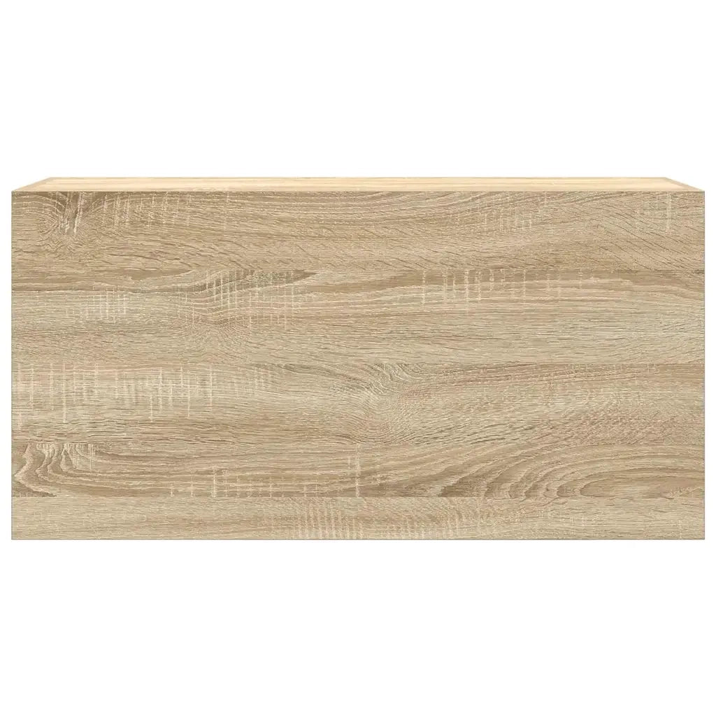 Mobile da Bagno a Parete Rovere Sonoma 80x25x40 cm Truciolato 860087