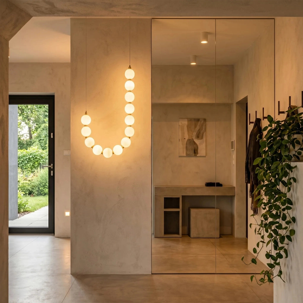 Lampada A Sospensione A Led Lhj119-cp Oro Spazzolato