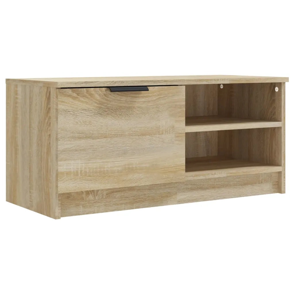 Mobile Porta TV Rovere Sonoma 80x35x36,5cm in Legno Multistrato 811472